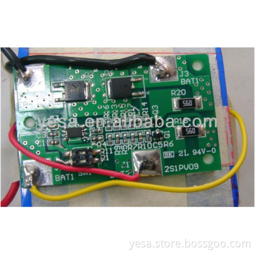 7.2V LiFePO4 BMS for 2S